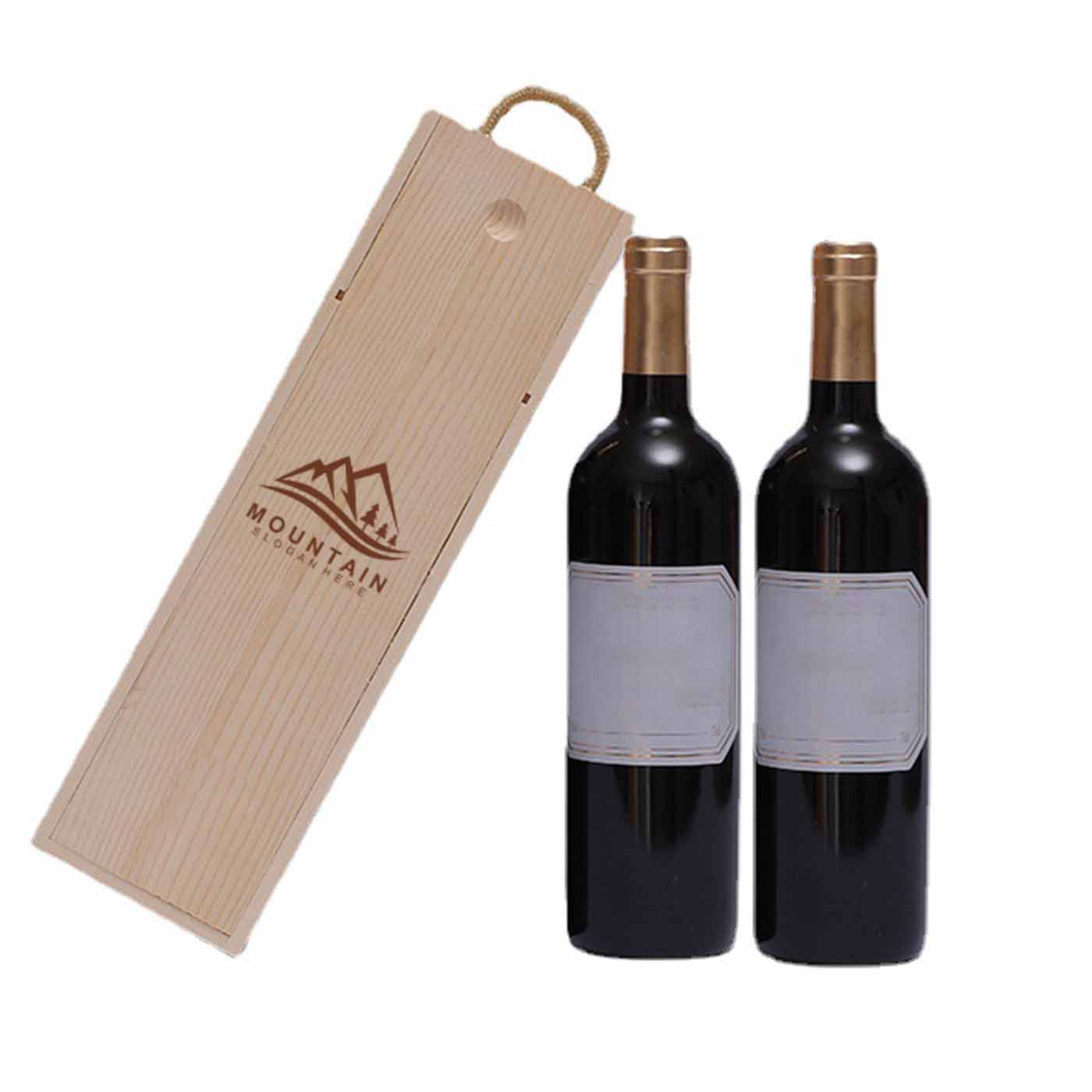 Custom Wine Bottle Paper Bags