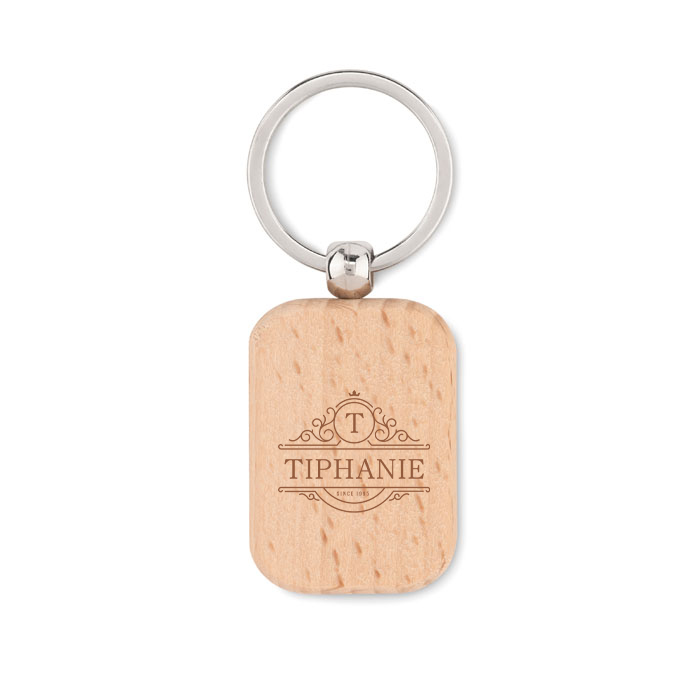 Custom Wooden Keychain