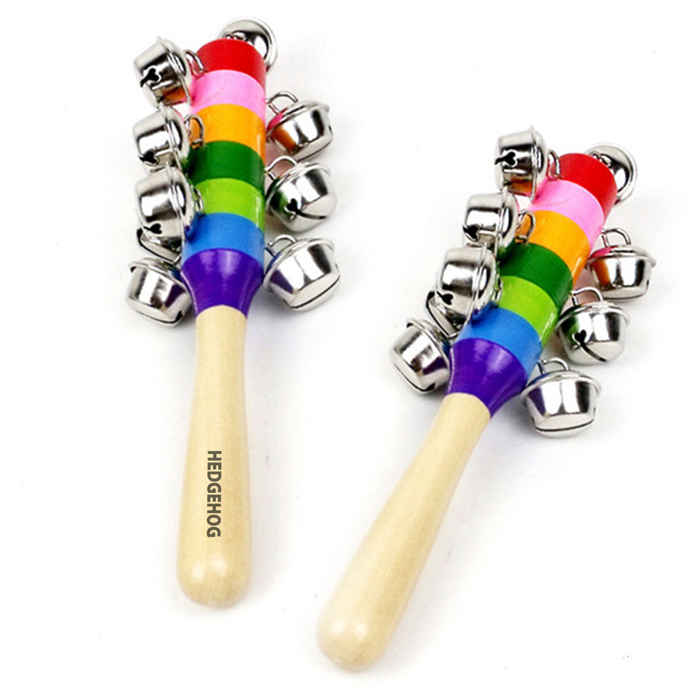 Wooden Jingle Hand Bells