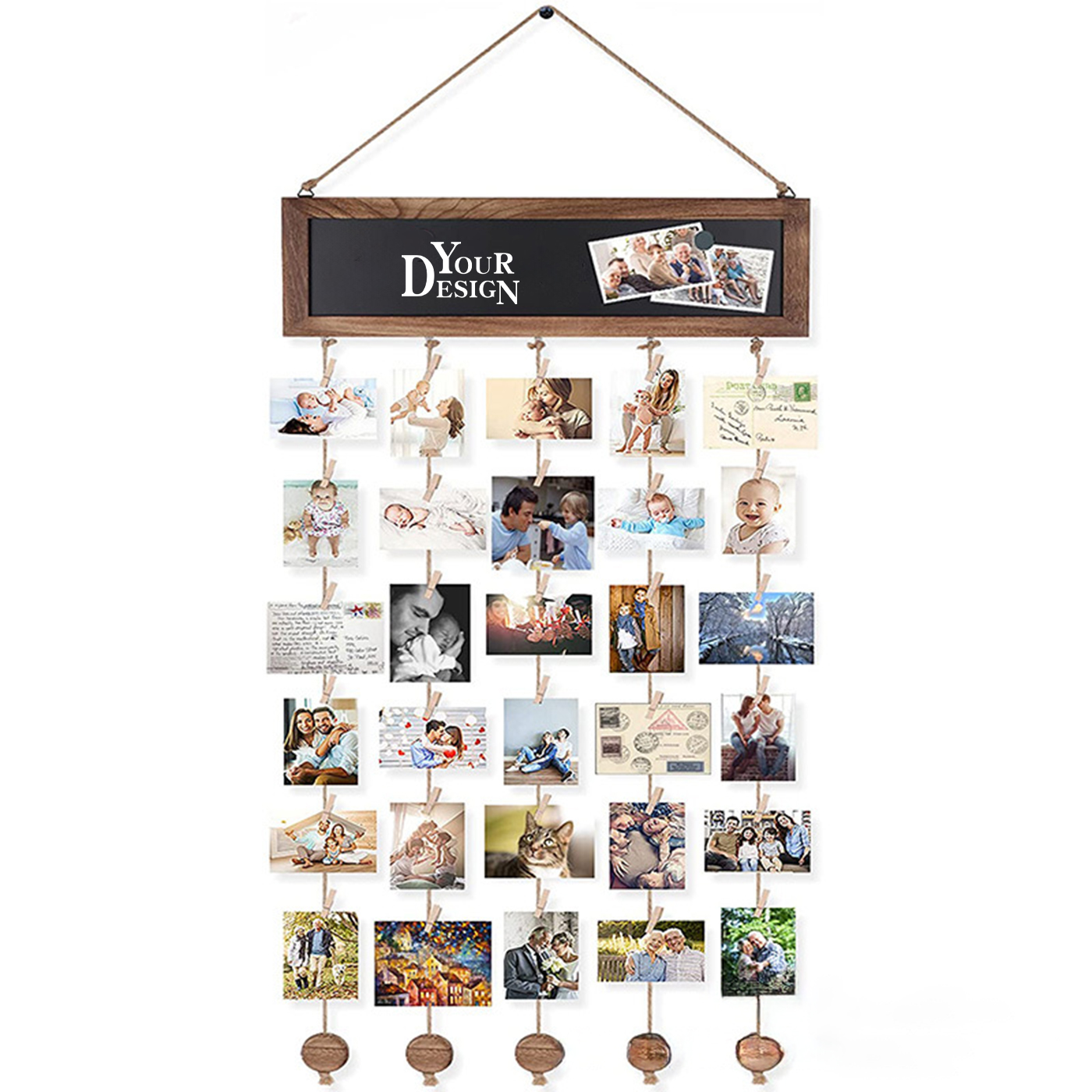 Hanging Photo Display Wall Decor