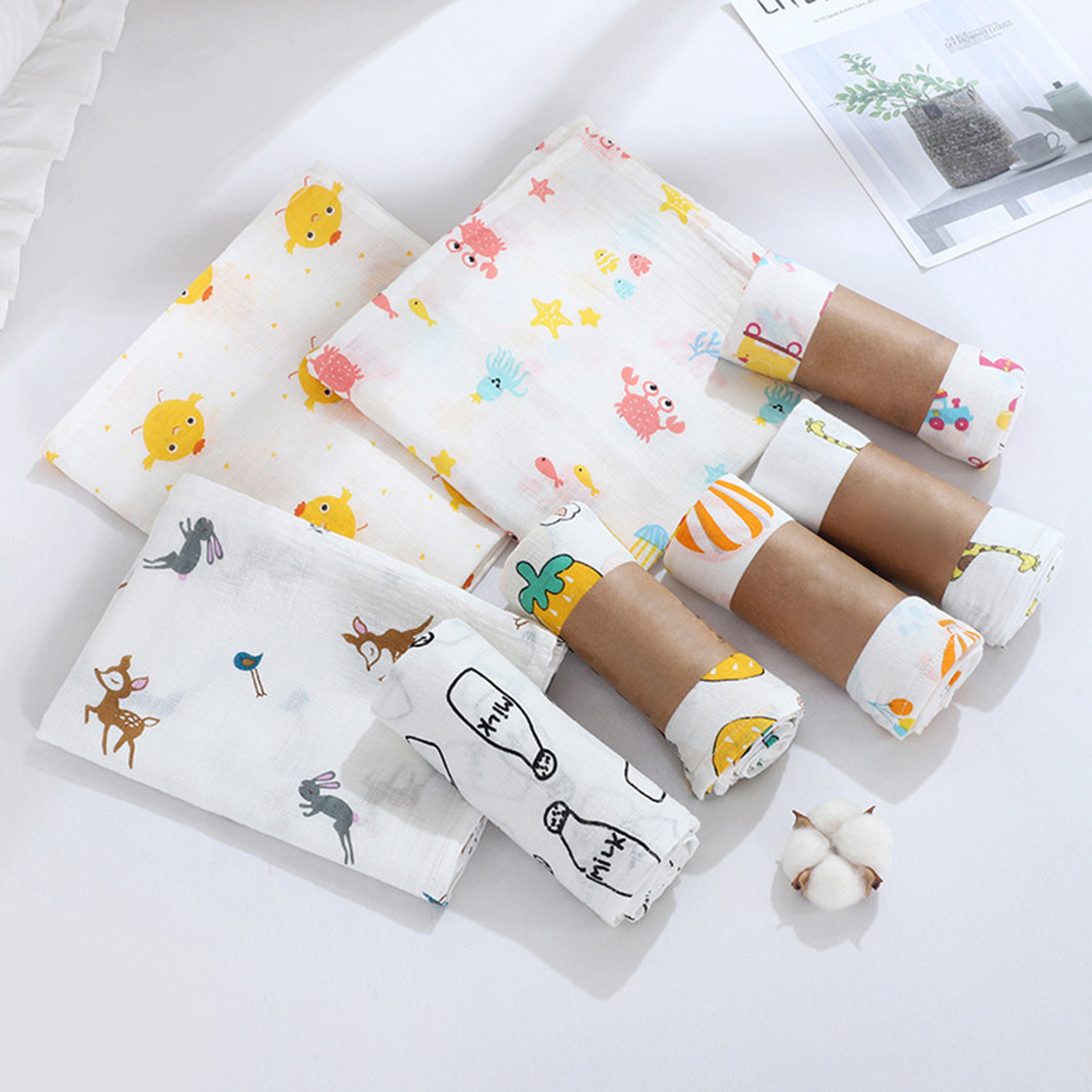 Muslin Swaddle Blankets