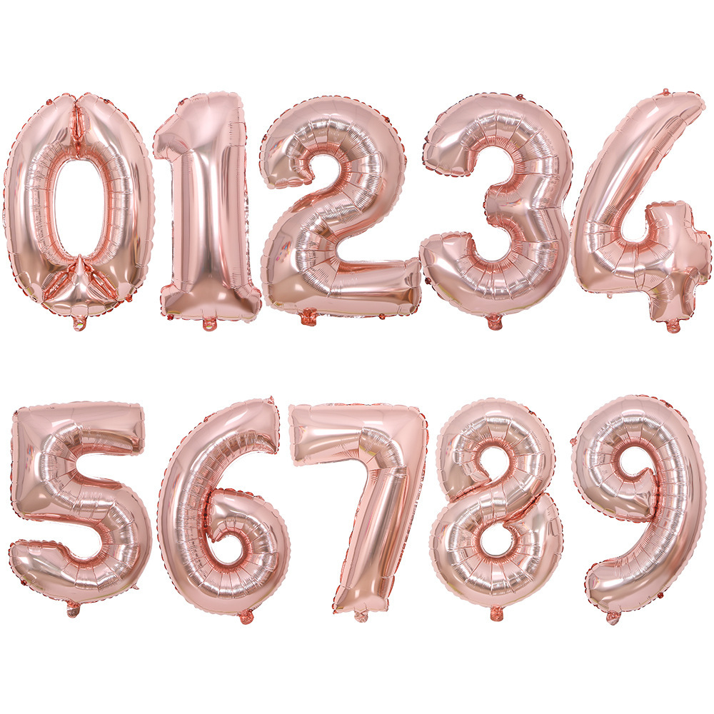 Party Number Balloon