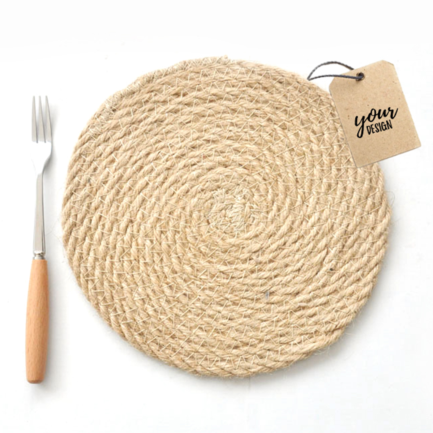 Round Linen Table Mats 