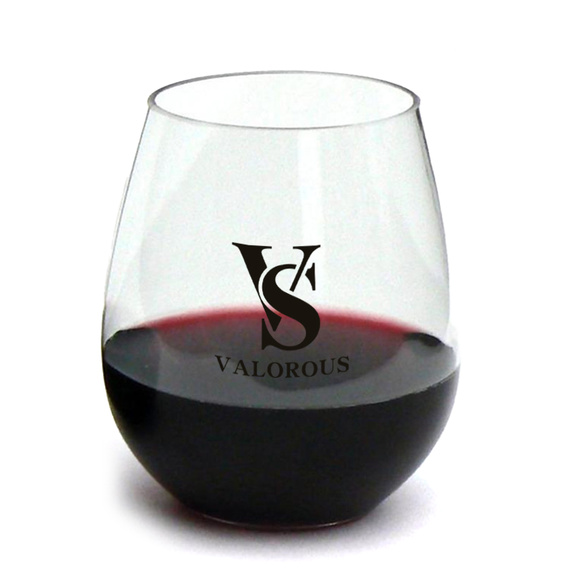Personalized Printed Stemless Wine Glass