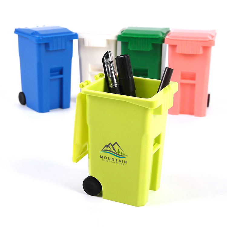 Mini Garbage Trash Pen Holder