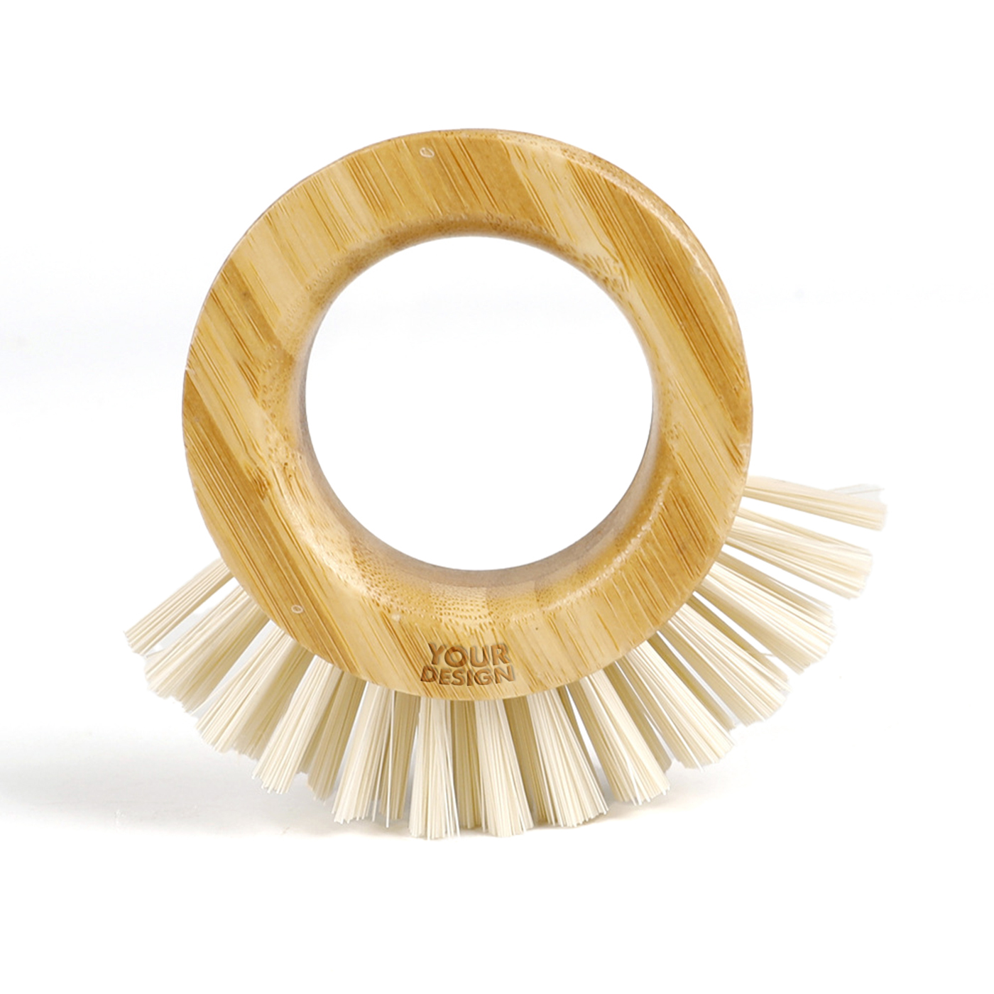Ring Bamboo Vegetable Cleaning Brush