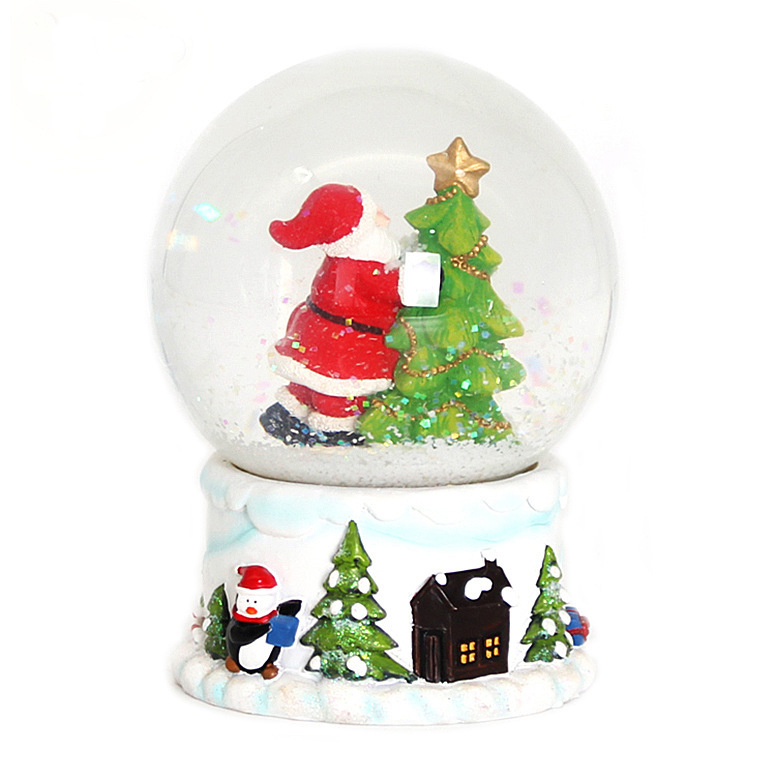 Custom Christmas Crystal Ball