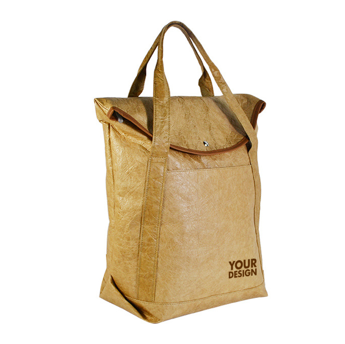 Washable Kraft Paper Backpack