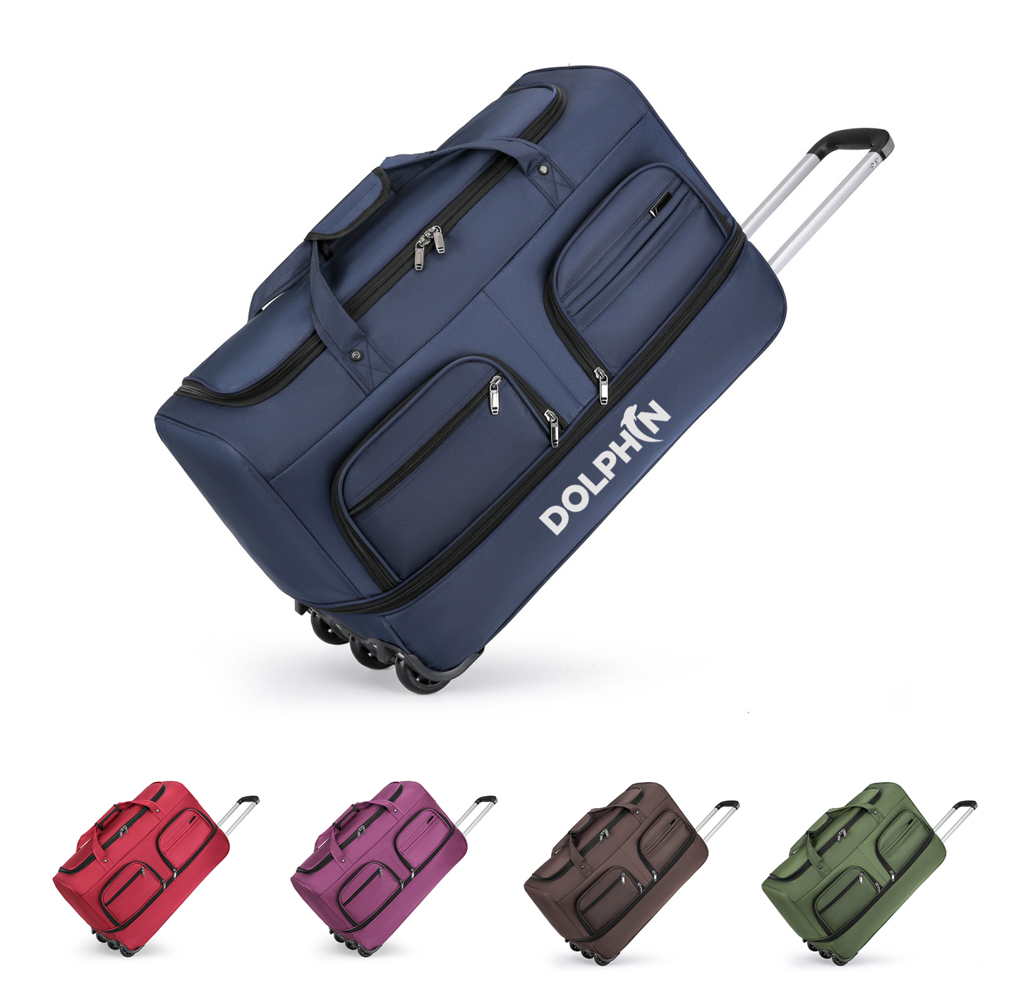 2-Wheel Carry-On Luggage Bags 