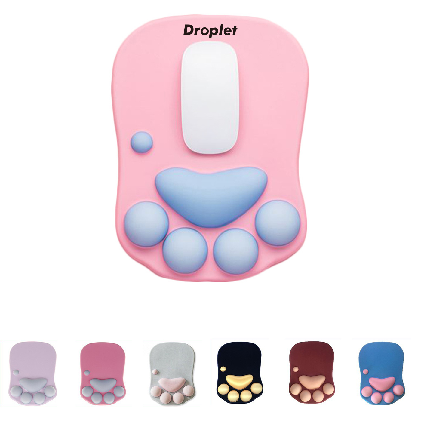 Mouse Pad With Gel Wrist Rest Support