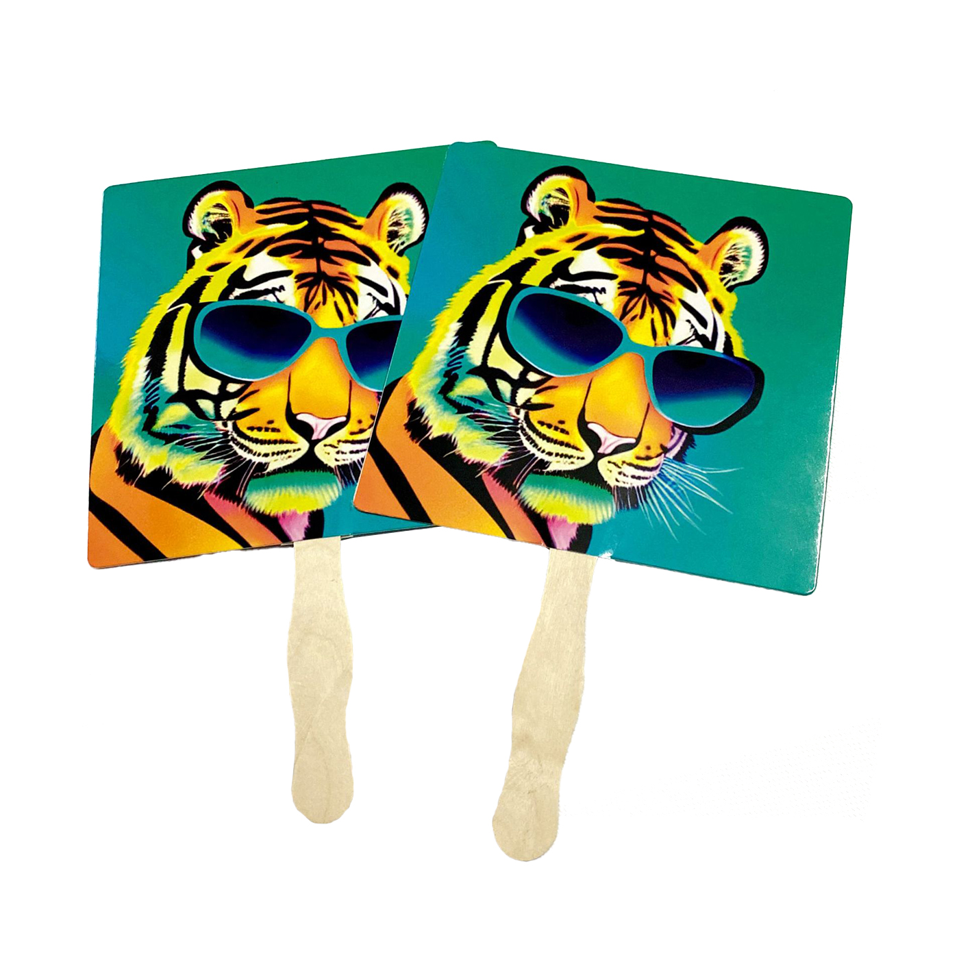 Custom Patriotic Plastic Hand Fan 