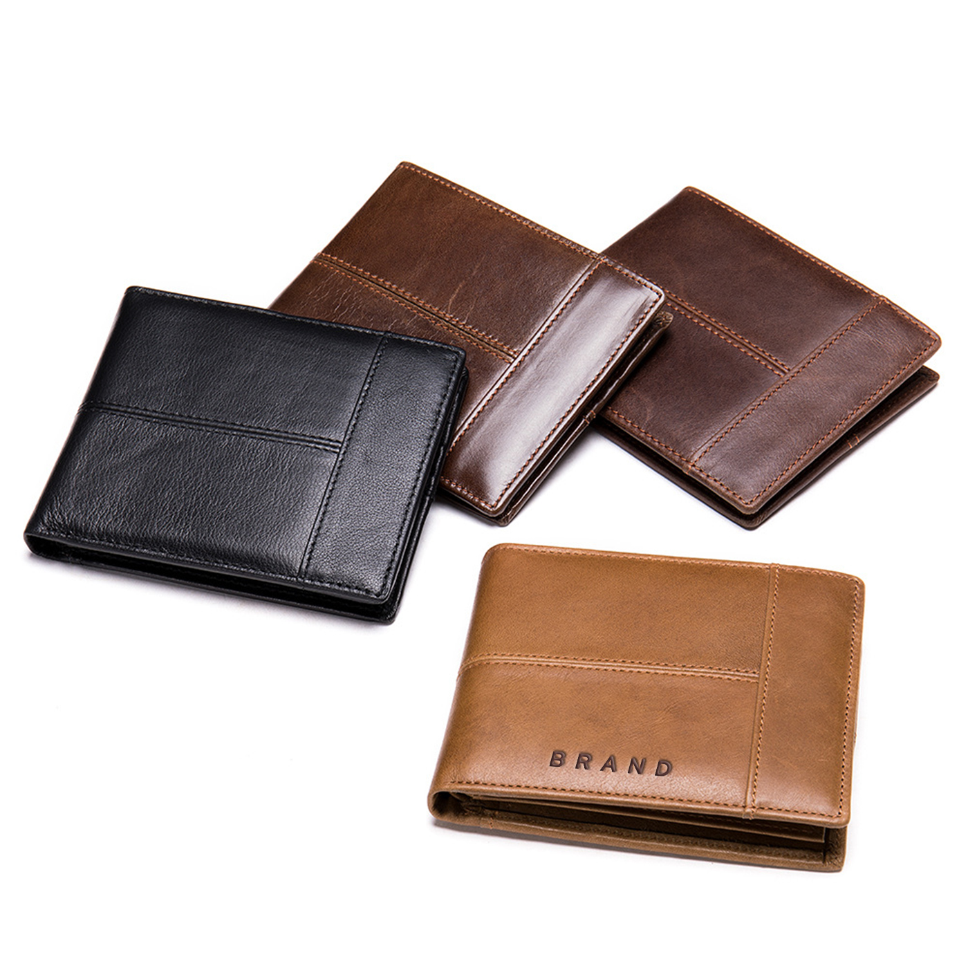Leather Bifold RFID Wallet