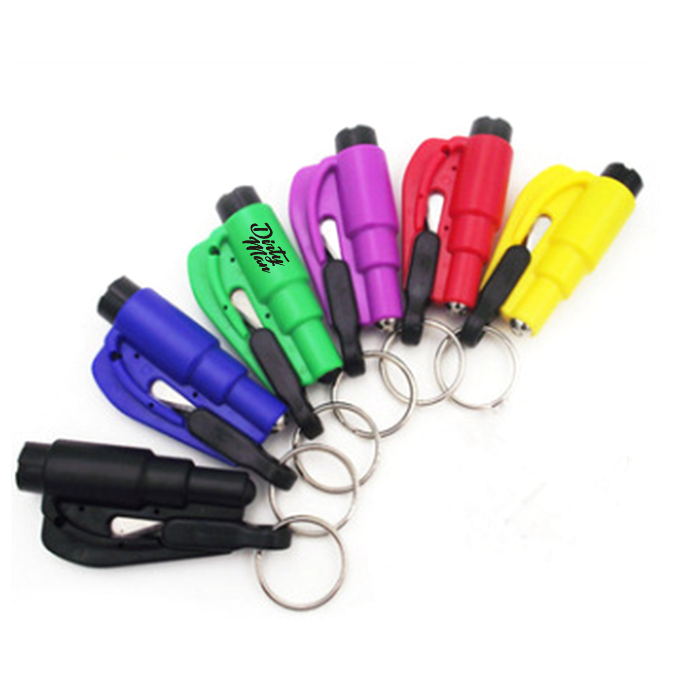 Car Escape Tool With Glass Breaker Keychain