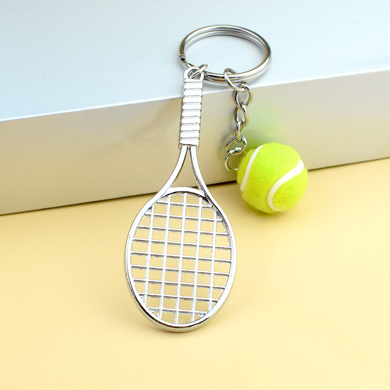 Promotional Tennis Ball Keychain