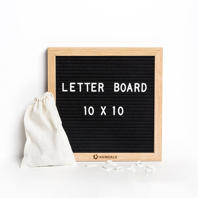 Felt Letter Board With Precut Letters Set