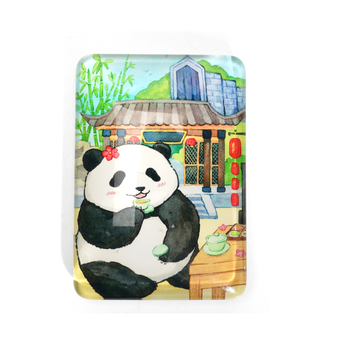 Promo Glass Fridge Magnet