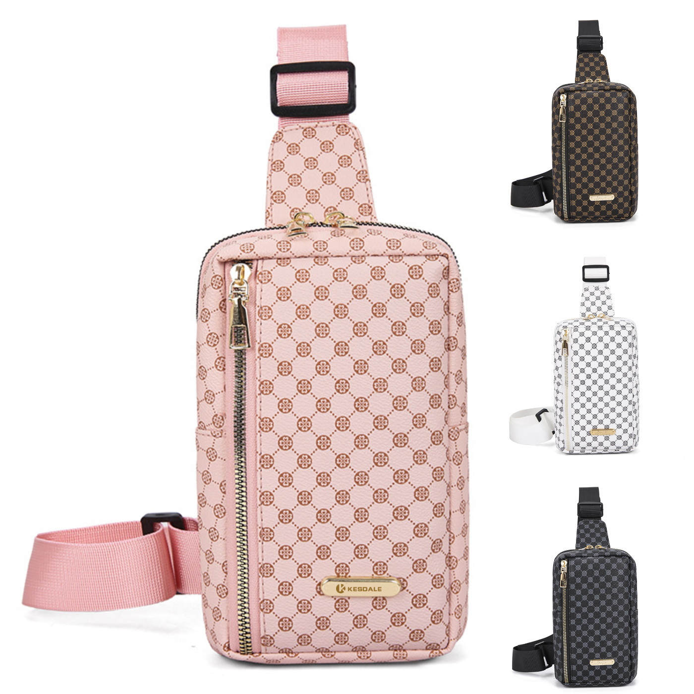 Casual Chest Bag With Shoulder Strap