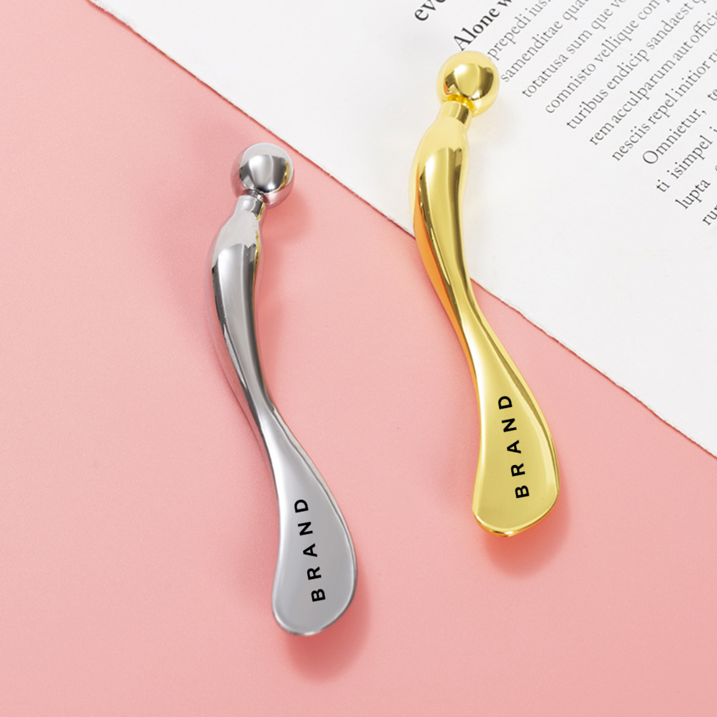 Metal Face Massage Stick 