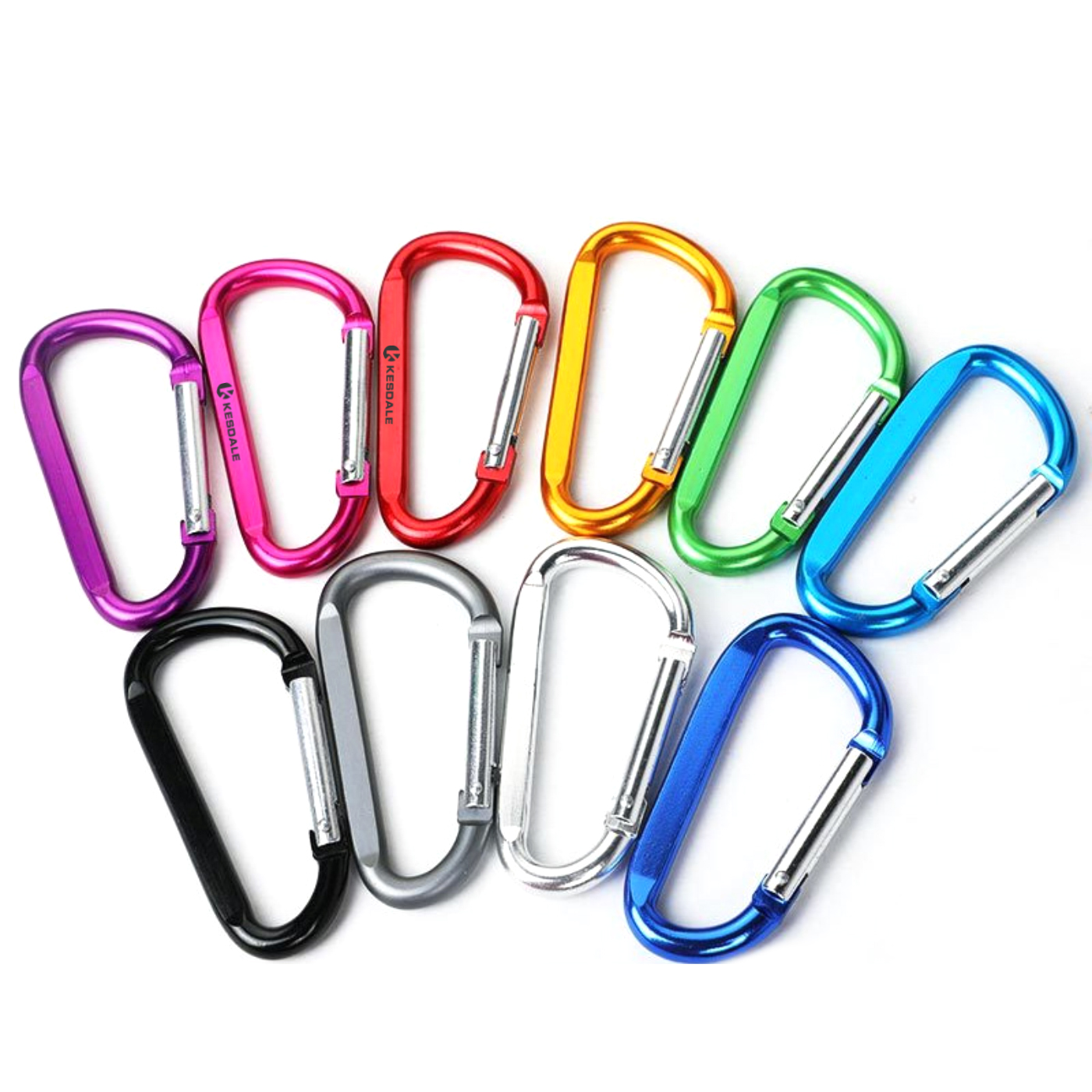 D-shaped Metal Carabiner