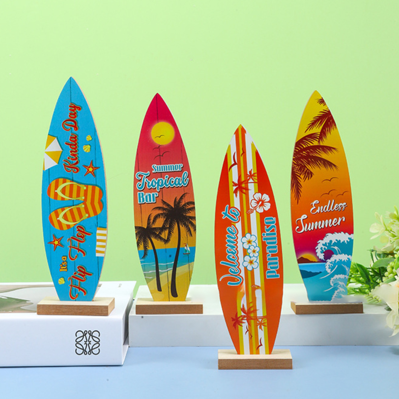 Wooden Surfboard Miniatures