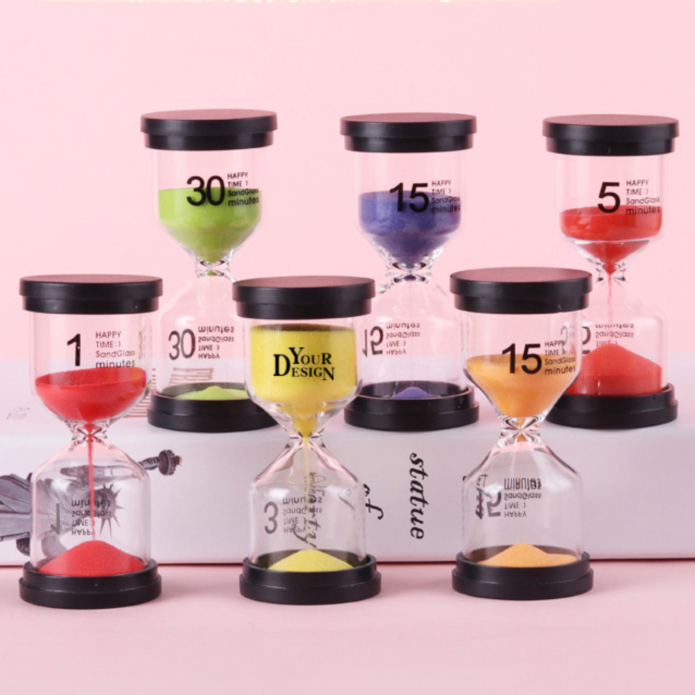 Personalized Colorful Sand Timers