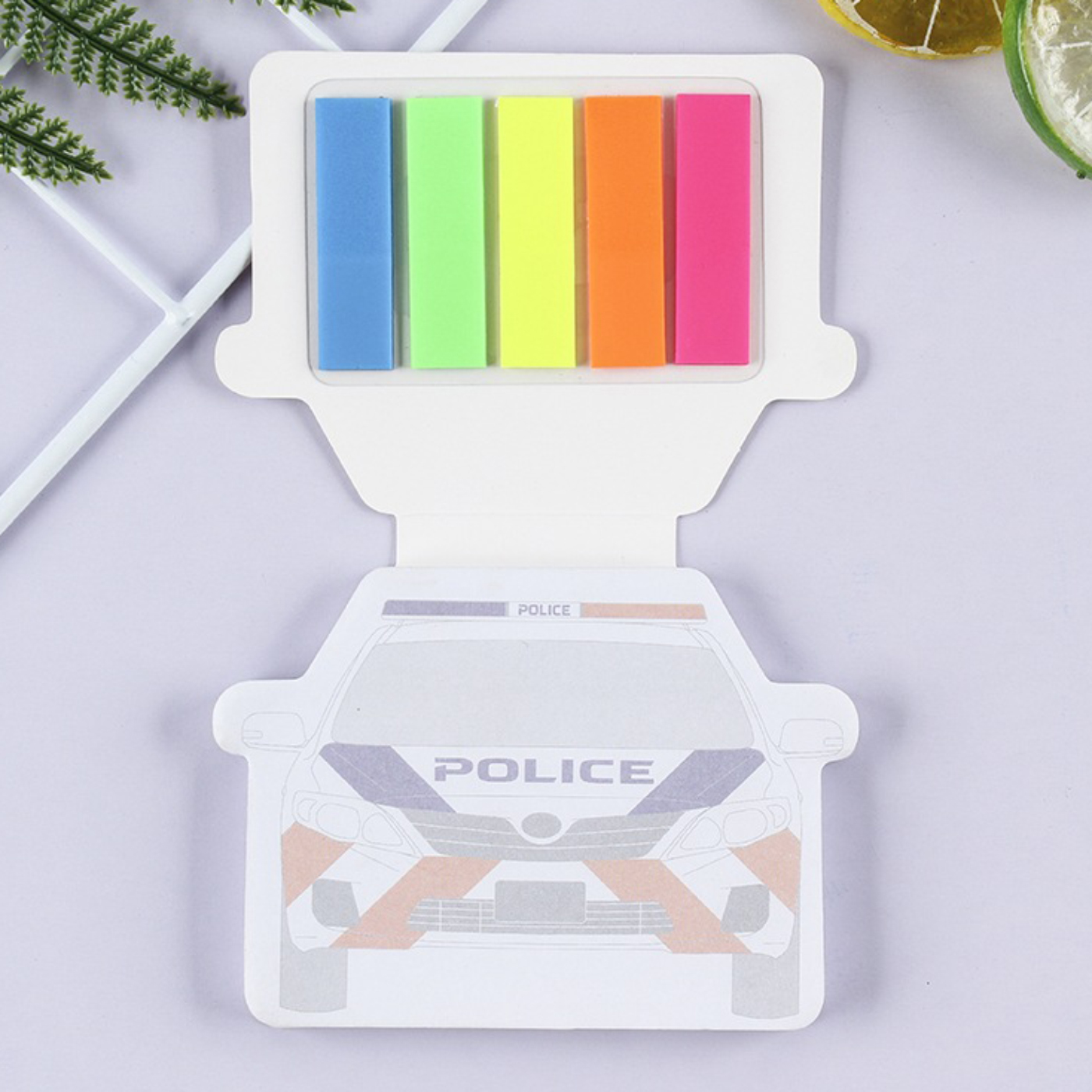 Personalized Sticky Note With Colorful Page Markers