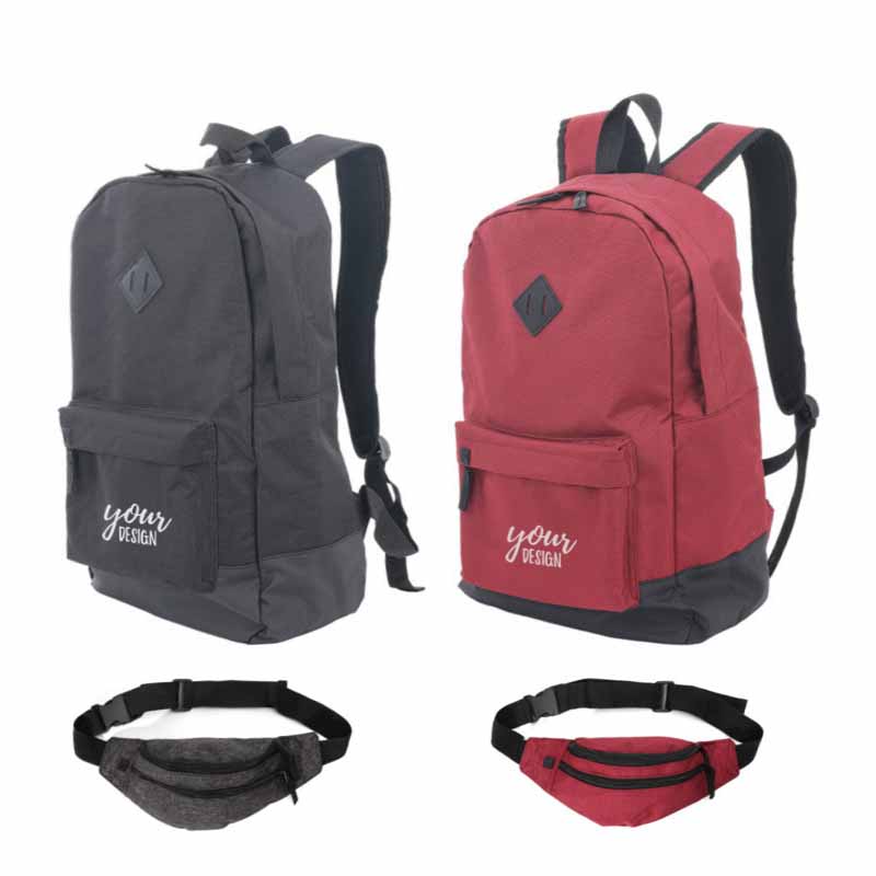Lightweight Backpack With Fanny Pack