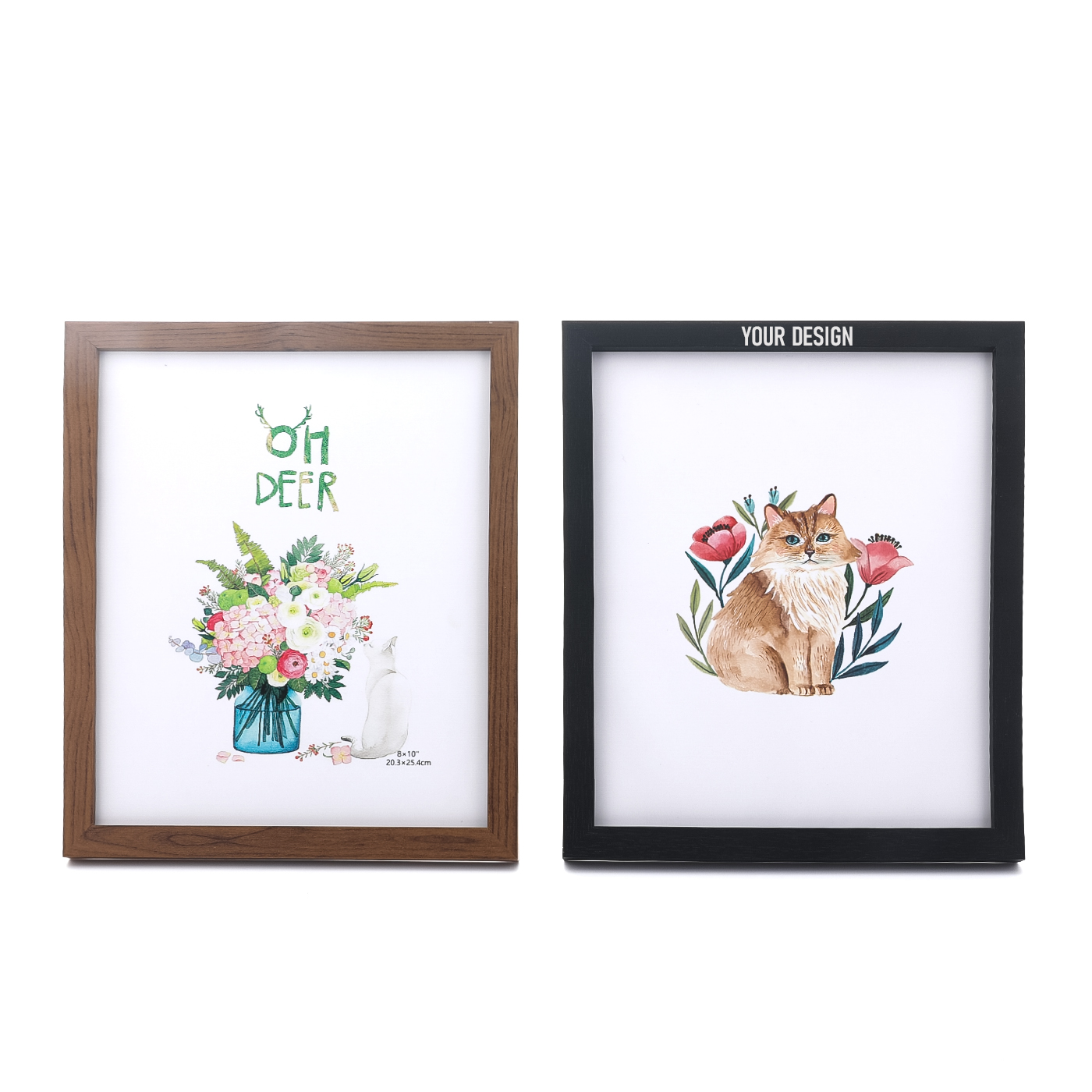 Custom Wooden 10'' Photo Frame