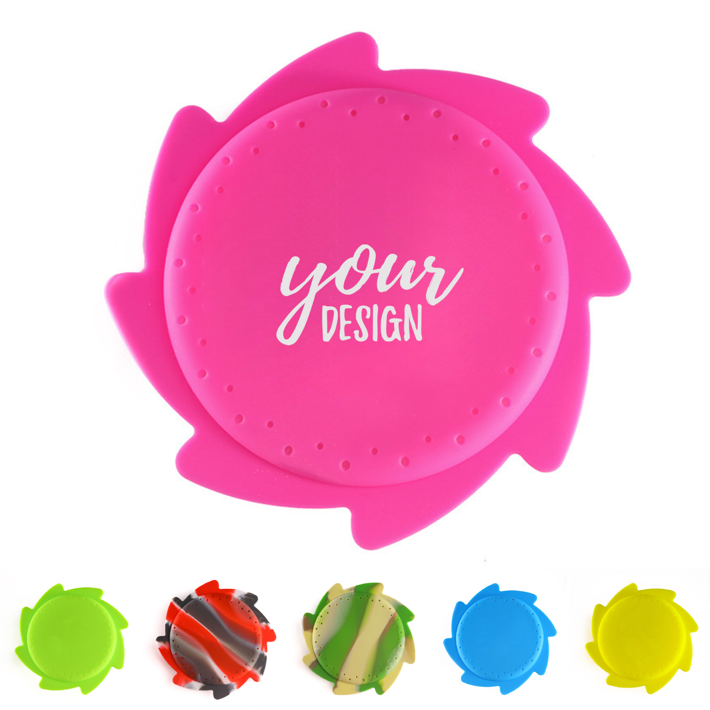 Silicone Sprinkling Flying Discs Toys