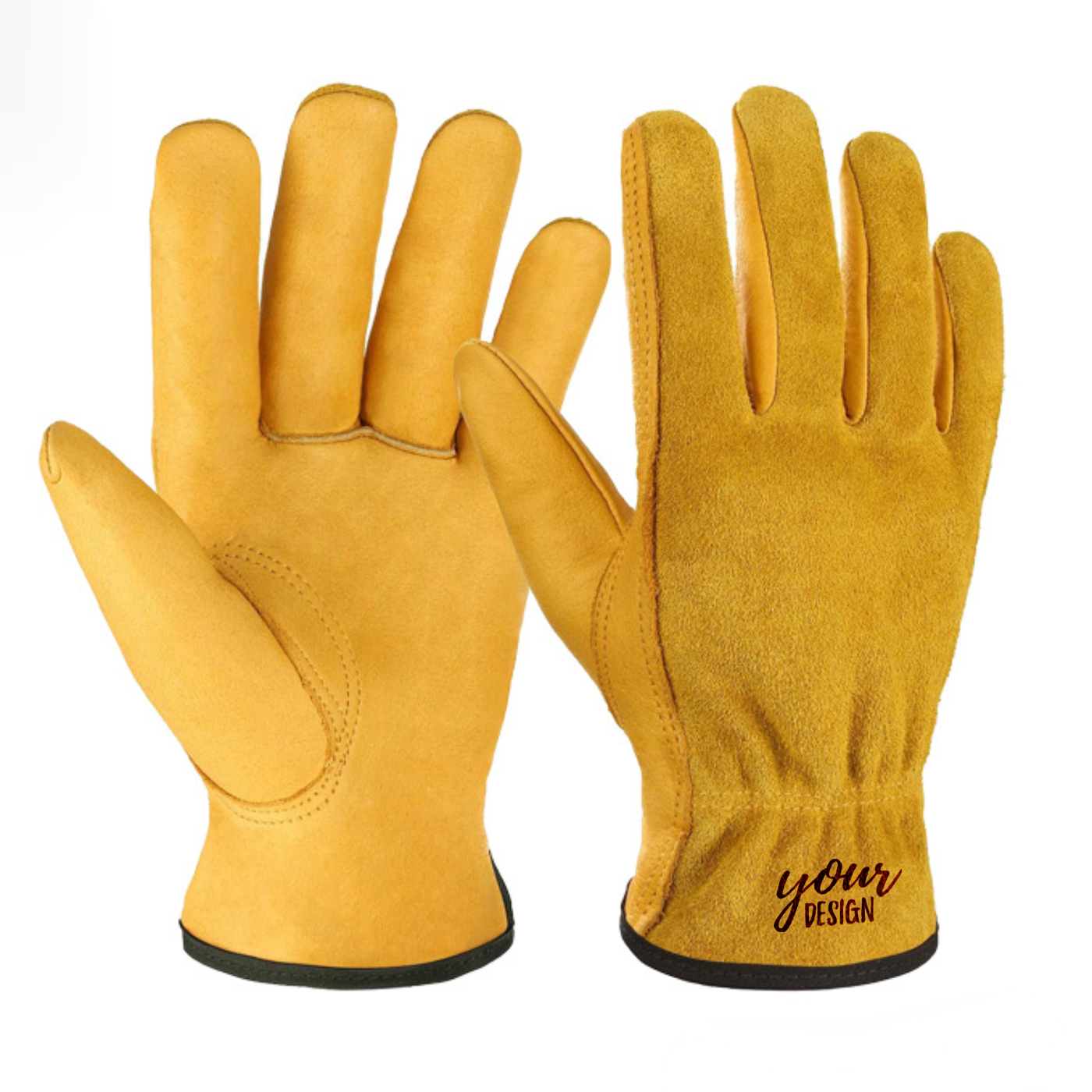 Leather Work Gardening Glove