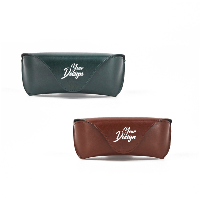Portable Leather Sunglass Pouch