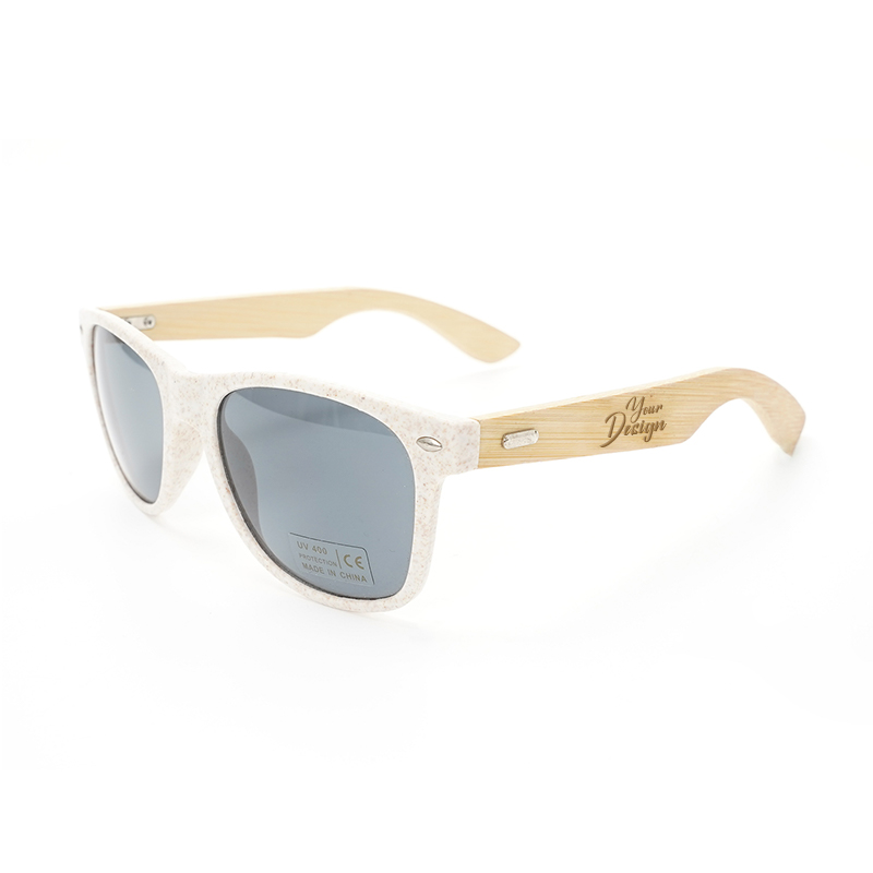 Personalised Wheat Straw and Bamboo Sunglasses