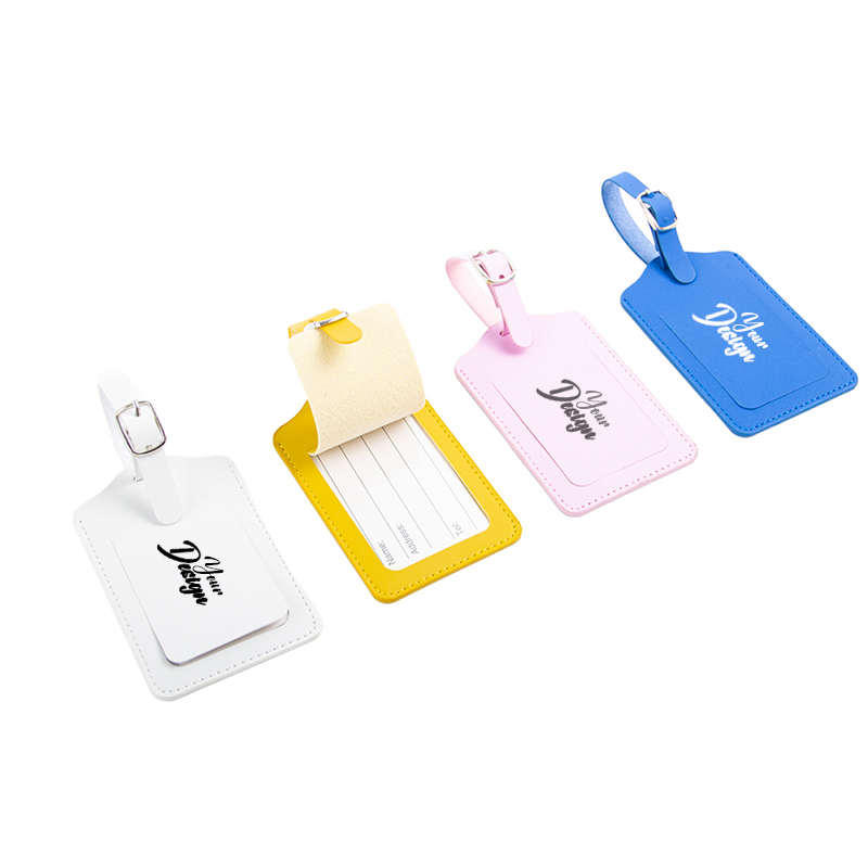 PU Leather Privacy Luggage Tag