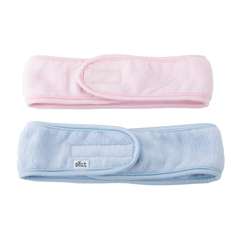Spa Facial Headband With Magic Tape
