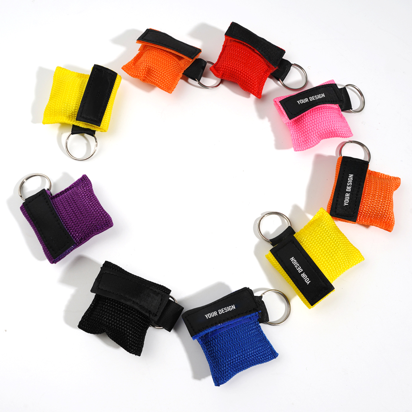 Promotional CPR Face Shield Mask Keychain