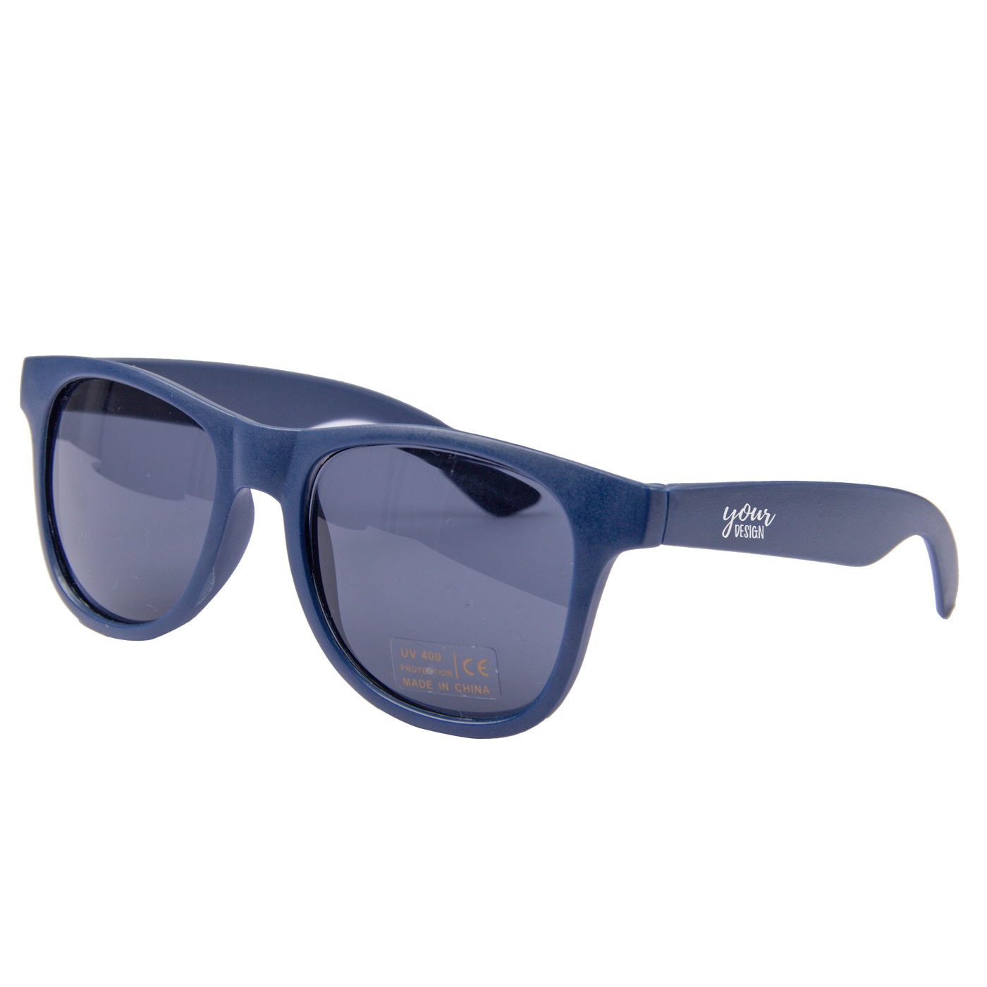 Custom printed single-tone matte sunglasses