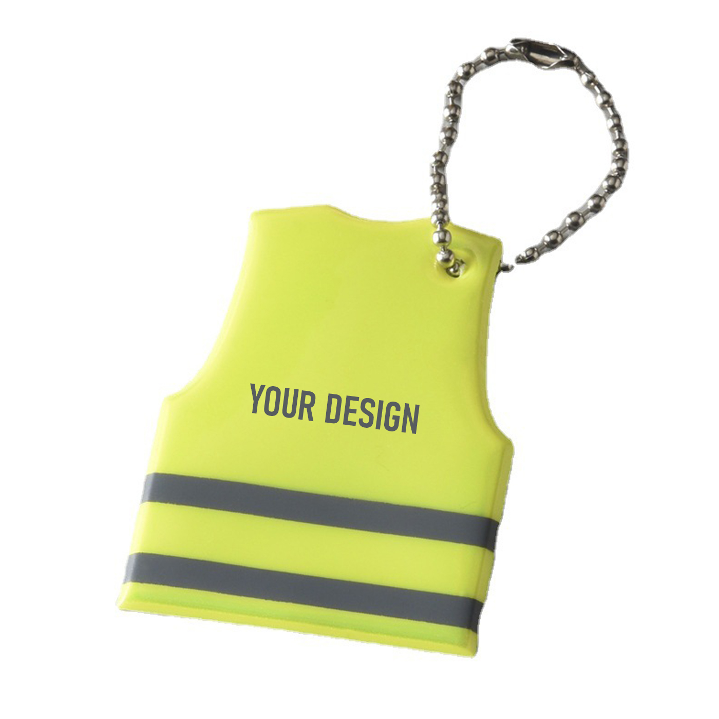 Reflective Lattice Vest Design Keychain