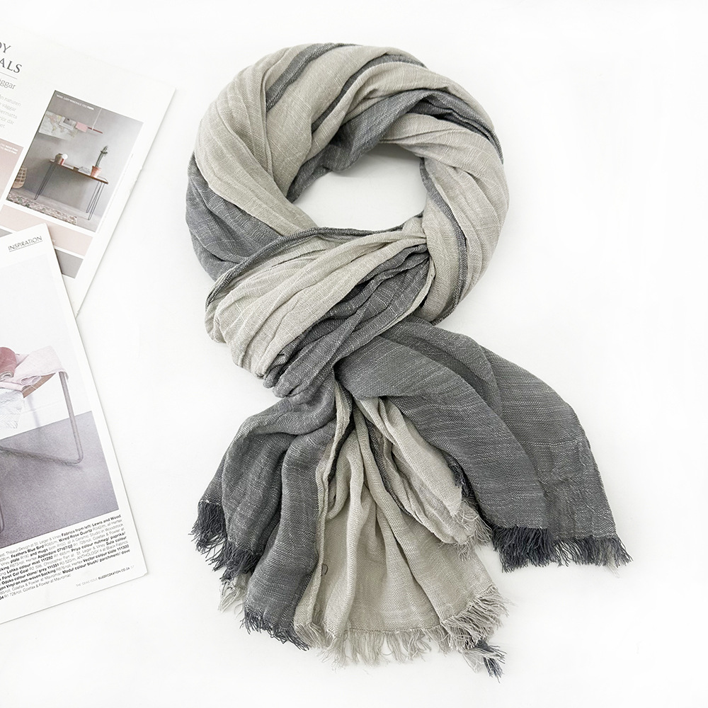 Shawl Scarf With Tassels 