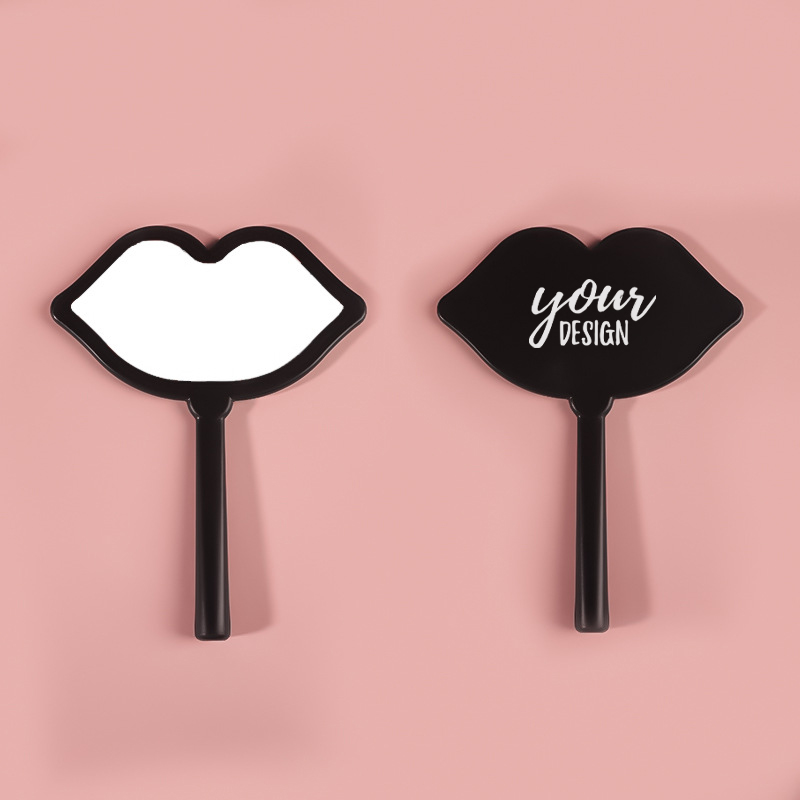 Lip Shape Hand Mirror