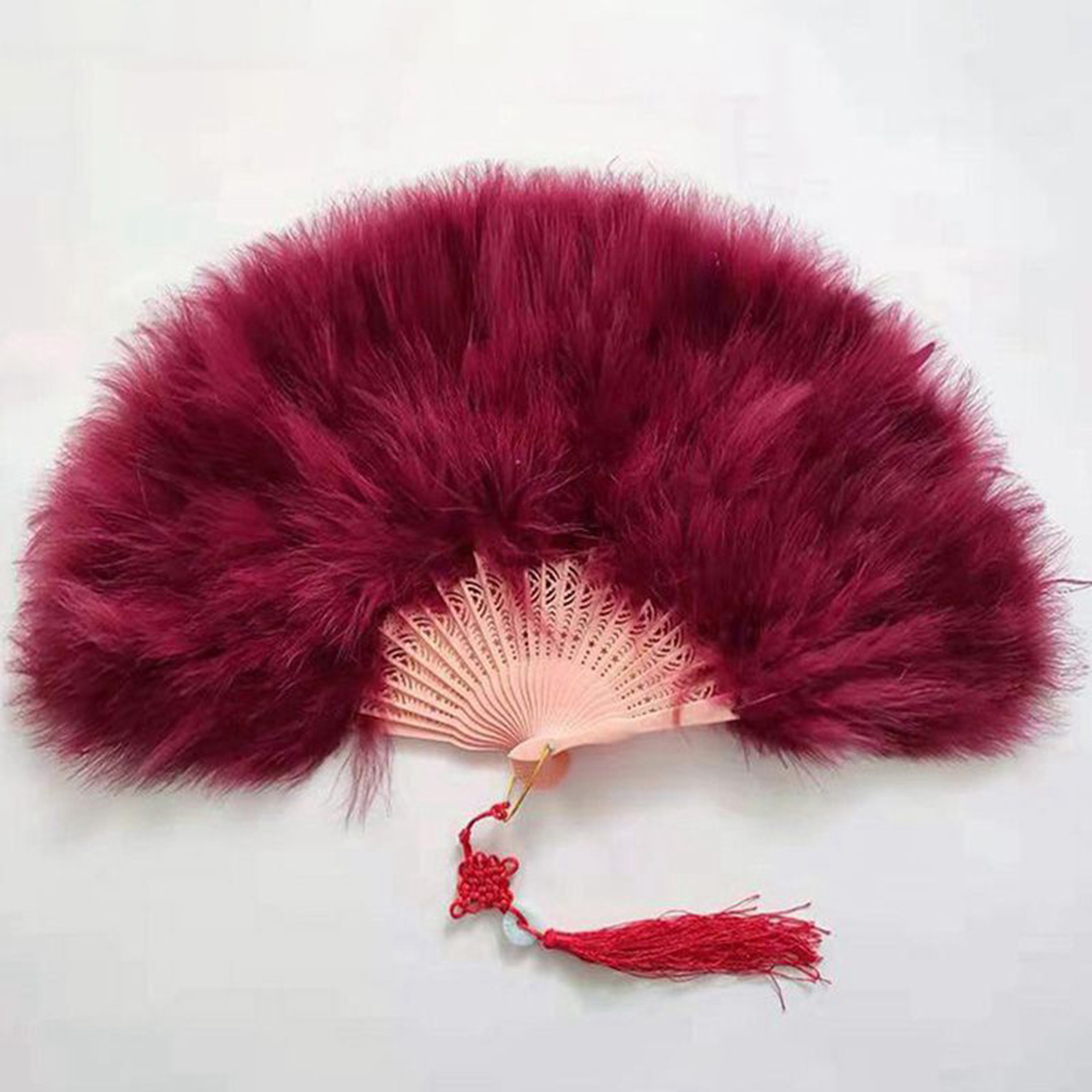 Foldable Feather Fan 