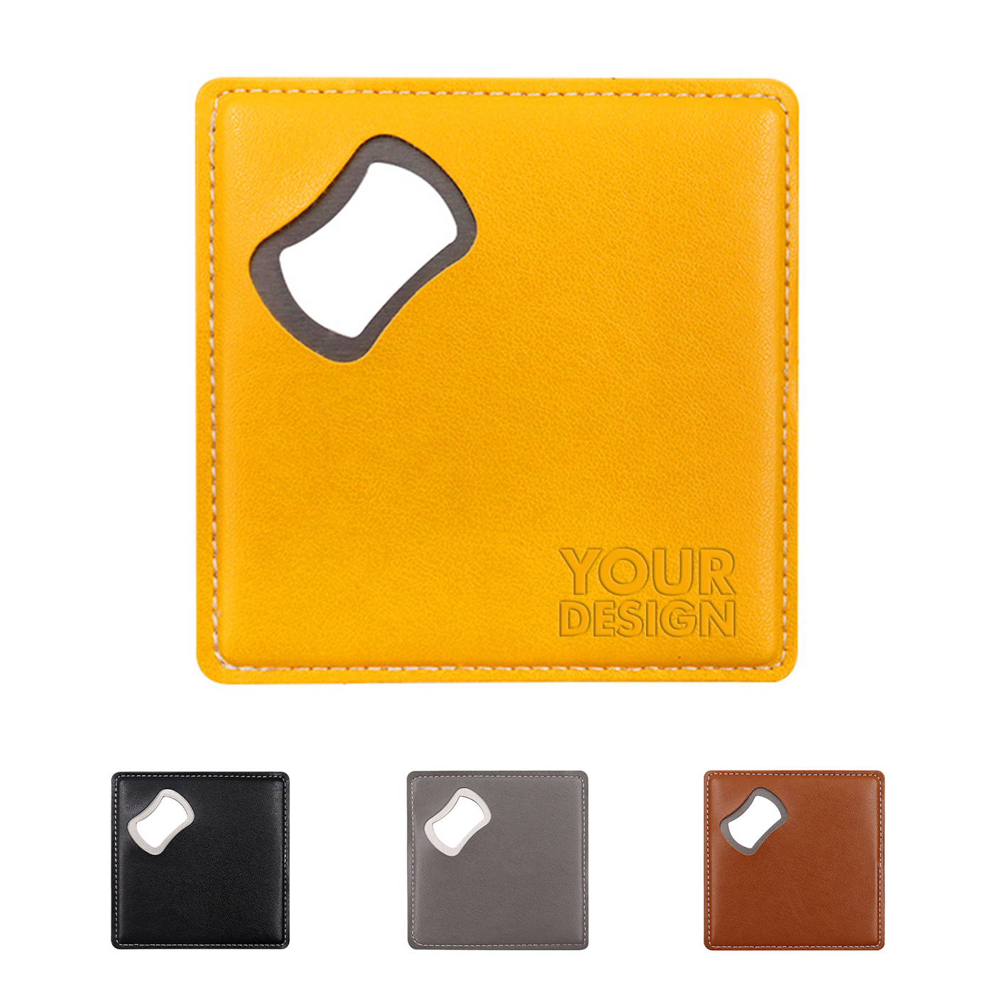 Custom Bottle Opener Coaster