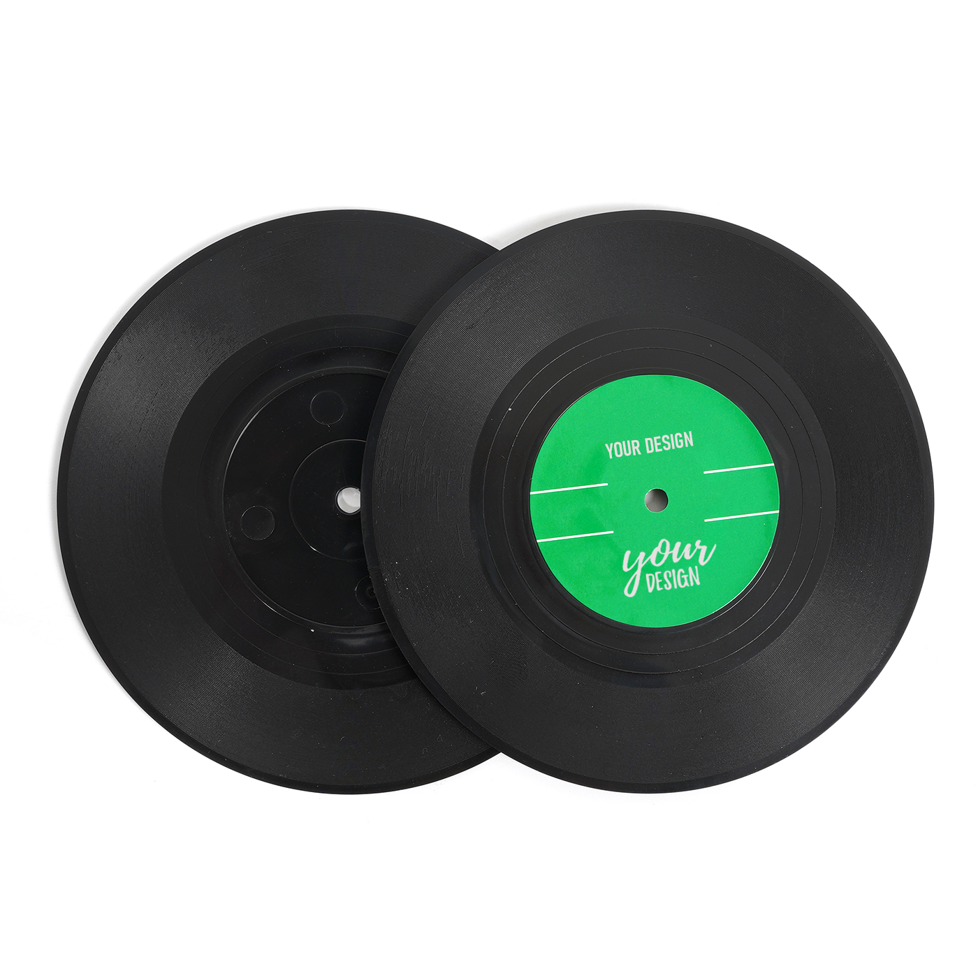 Retro Vinyl Record Coasters