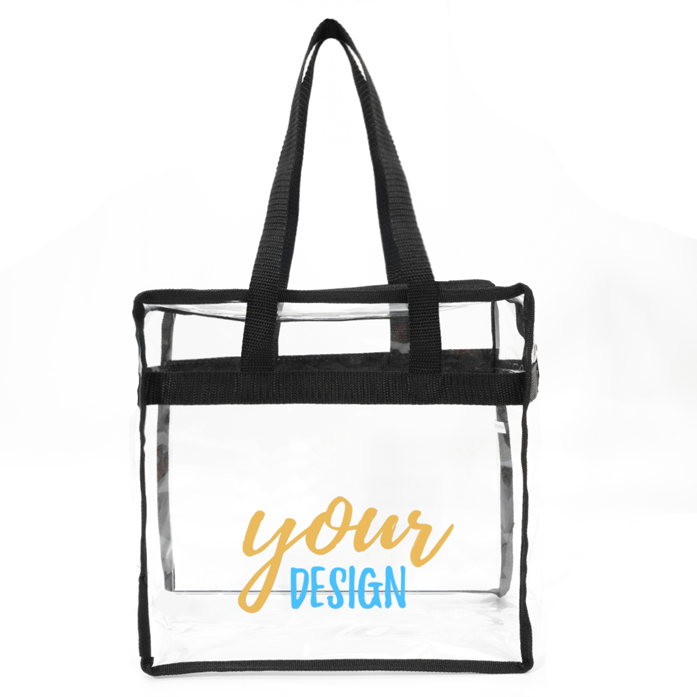 Transparent Tote Bag With Zipper