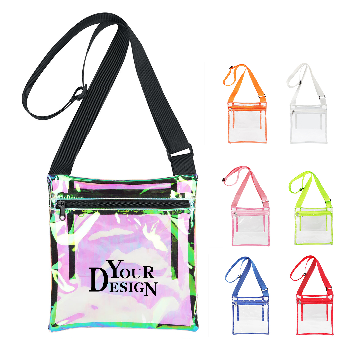 Stadium Approved Clear CrossBody Bag