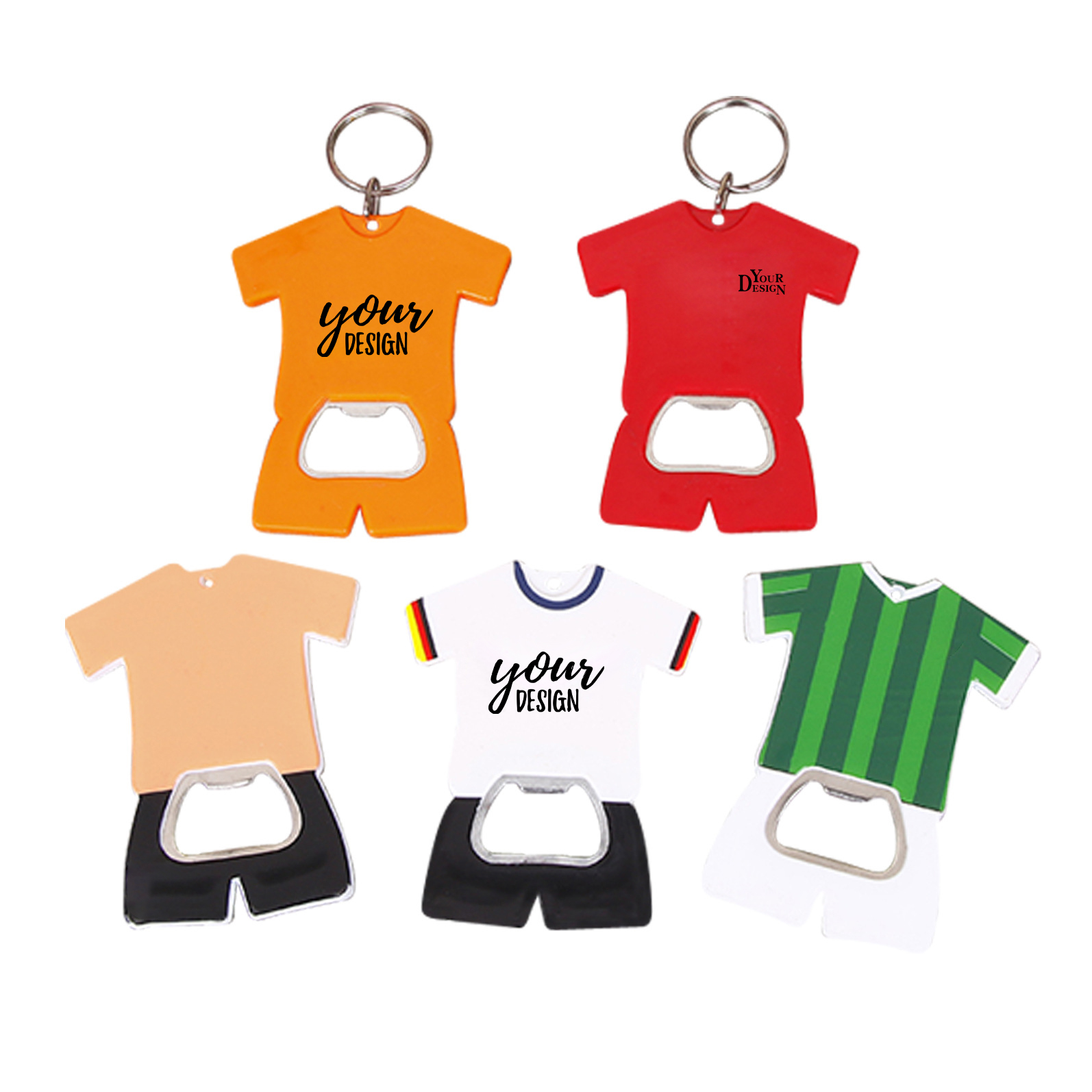 Sports Jersey Keychain Bottle Opener
