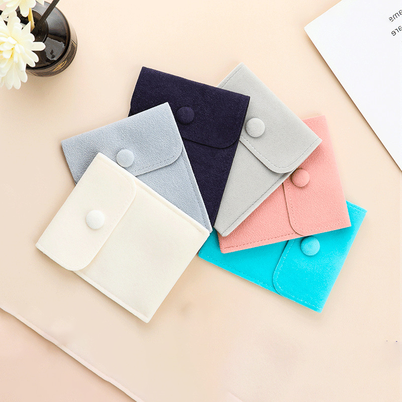 Snap Button Jewelry Organizer Pouch