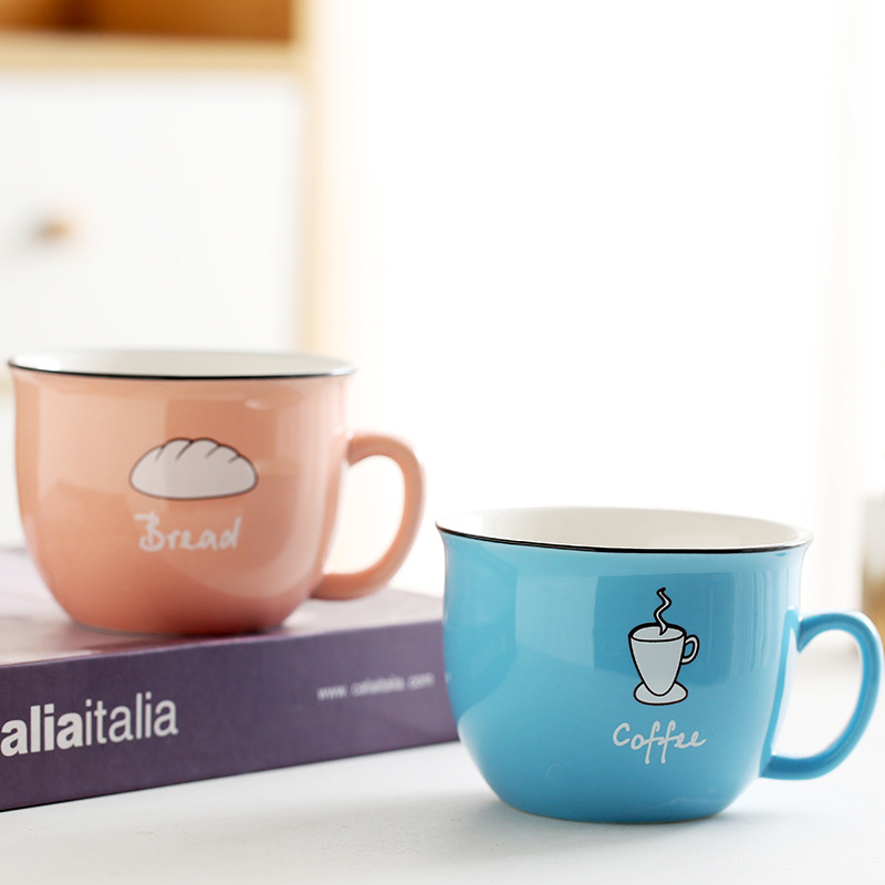 Personalized Ceramic Oatmeal Mug