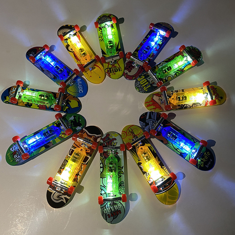 Mini LED Finger Skateboards
