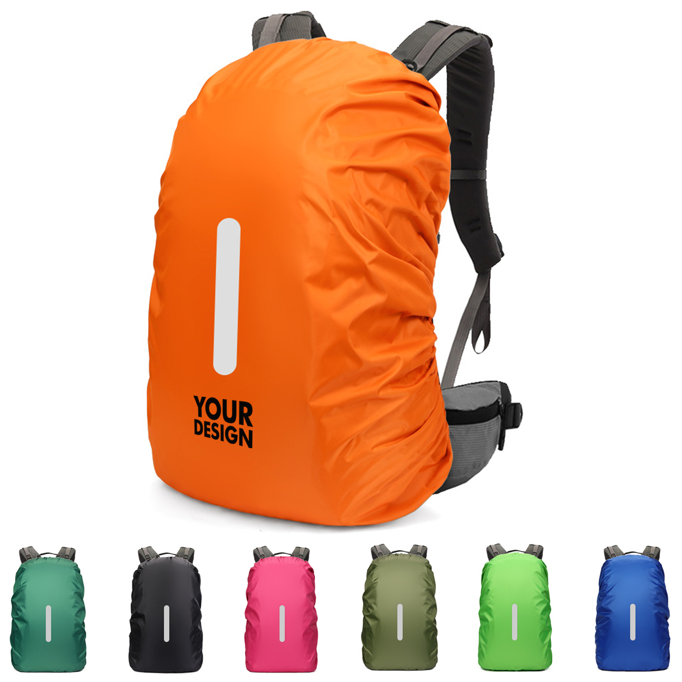 Backpack Rain Cover With Reflective Strip