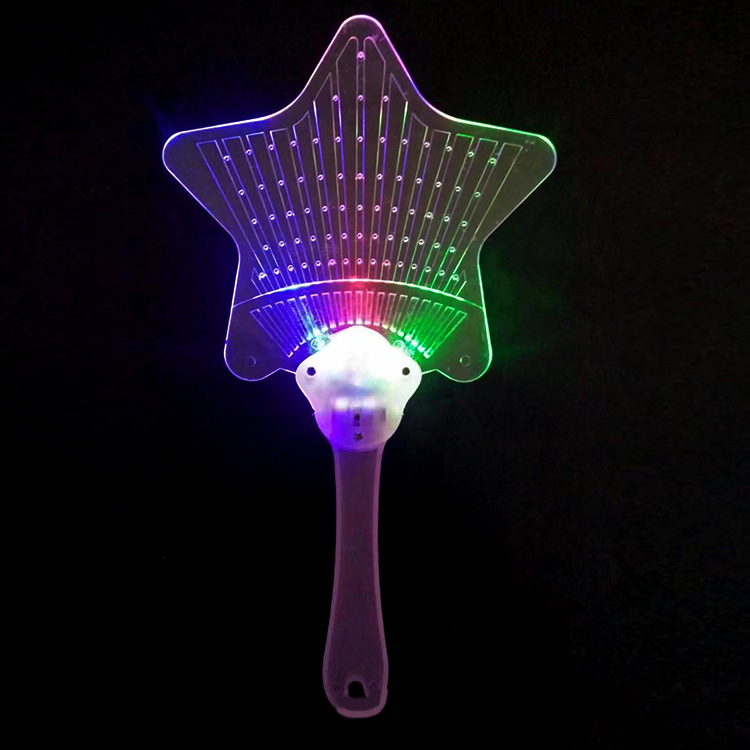 Promotional LED Colorful Flash Fan